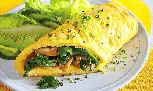 Ispanaklı Omlet Dürüm